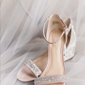 Betsey Johnson wedding shoes, size 7.5M.